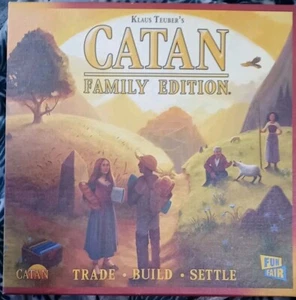 Klaus Teuber's Catan Family Edition Board Game 100% COMPLETE in Great Shape - Picture 1 of 4
