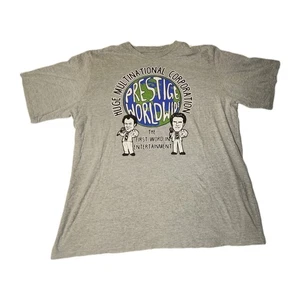 Step Brothers Prestige Worldwide Will Ferrell Gray t-shirt Size 4XL - Picture 1 of 8