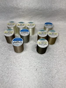 Sulky 40 Wt Rayon- 850 Yds 10 Spools Of Various White/Tan/Green Colors - Picture 1 of 3