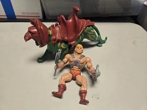 Masters Of The Universe He-Man und Battle Cat MOTU Vintage - Bild 1 von 9