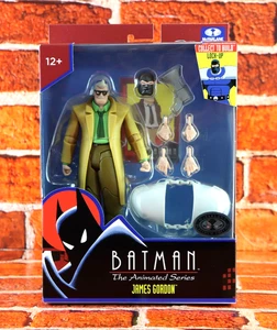 McFarlane Batman Animated Series Commissioner James Gordon Platinum LOCH-UP - Picture 1 of 6