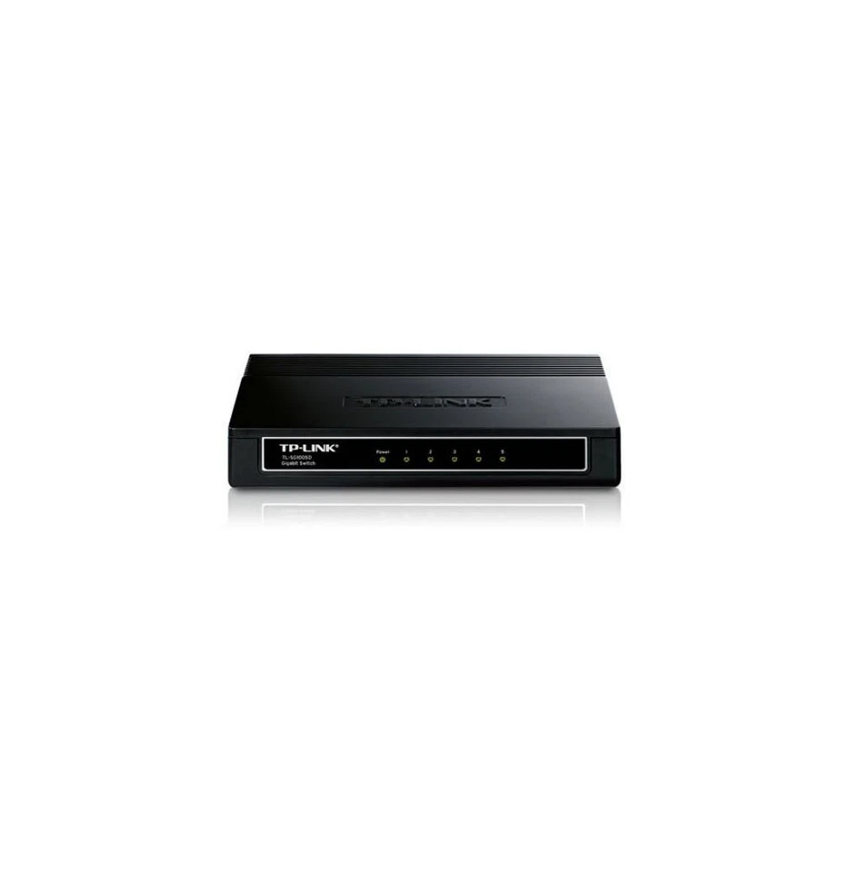 SWITCH TP-LINK TL-SG1005D 5P LAN GIGABIT DESKTOP 10/100/1000Mbps RJ45 CASE PLAST - Immagine 1 di 1