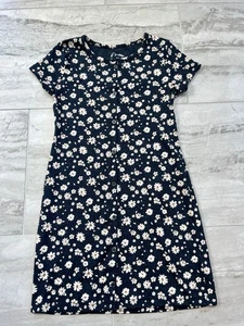 Art Class Girls Medium (8) Button Down Daisy Flower Dress - Picture 1 of 3