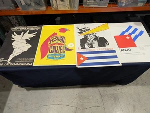 Lot 4 Cuban & Latin American Political Posters Propaganda Solidarity Themes (UP3 - Picture 1 of 11