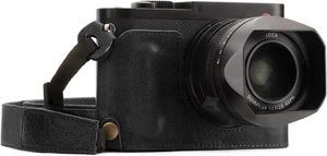 Leica Q (Typ 116) Ever Ready Demi Custodia in Vera Pelle Con Tracolla - Foto 1 di 12