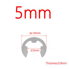 Zewnętrzne klipsy E-klipsy Podkładki mocujące Stal nierdzewna Metryczne 1,2 mm - 15 mm