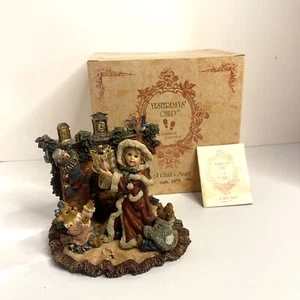 Yesterday's Child Dollstone Collection #3528-1 Sandra Claus Christmas Morning - Picture 1 of 5