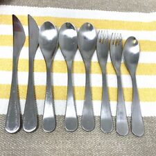 9 Pieces CAMBRIDGE CBS208 Modern Satin Stainless Flatware  Fork,Spoons, Knives