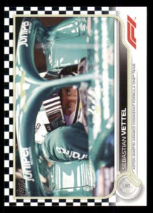 2022 Topps Formula 1 Checker Flag #11 Sebastian Vettel - Picture 1 of 2
