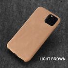 Soft Leather Case Silicone Original Genuine Ultra Thin Phone Cover For Iphone