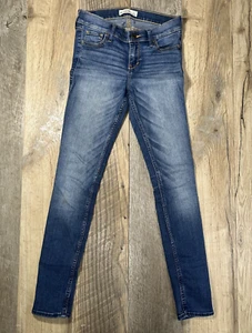 ABERCROMBIE Kid's Skinny Jeans Girl's 14 Slim Fit Medium Wash Stretch Denim - Picture 1 of 10