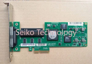 LSI Logic SCSI LVD/SE Controller PCI Express x4 LSI20320IE 439946-001 Tested - Picture 1 of 4