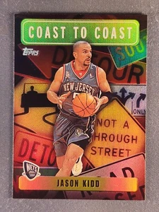 2002-03 Topps Coast to Coast #CC2 Jason Kidd Refractor SSP Rare - Picture 1 of 2