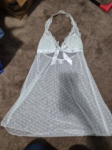 Hanky Panky Sheer Nightgown Bridal Size 10 - Picture 1 of 5