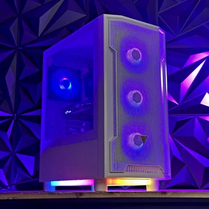 Custom White Gaming Desktop PC Intel i5 8gb 1TB + SSD- Nvidia Quadro k2000 2gb - Picture 1 of 9