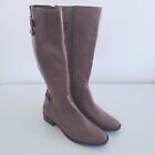 Matisse Bono Boots Womens 8.5M Brown Leather Adjustable Buckle Equestrian Riding