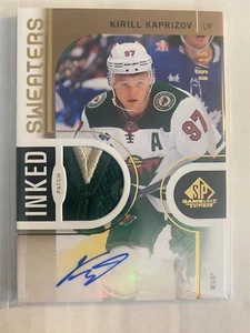 2024-25 SP Game Used Inked Sweaters Auto Patch Kirill Kaprizov Minnesota SSP/15 - Bild 1 von 2