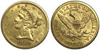 Us $5 1880-S Liberty Gold Half Eagle