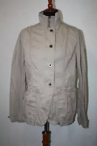 GAP Size M Beige Military Style Utility Jacket Cotton Unlined - Picture 1 of 6