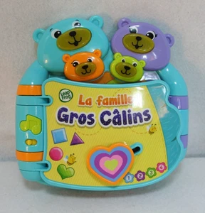 LeapFrog La Famille Gros Calin Big Hugs Interactive Learning Baby Book in French - Picture 1 of 4
