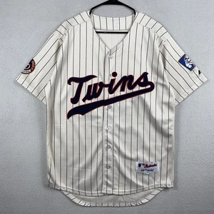 Minnesota Twins Authentic 1960s Throwback Pinstripe MLB Baseball Jersey Size 50 - Picture 1 of 10