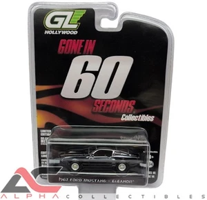 FORD MUSTANG ELEANOR 1967 BLACK CHASE GREENLIGHT 44742 1:64 "SE FUE EN 60 SEGUNDOS" - Imagen 1 de 1