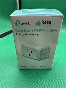 #N5- TP-Link Kasa Smart Wi-Fi Mini Plug With Energy Monitoring- White 15A KP115 - Picture 1 of 6