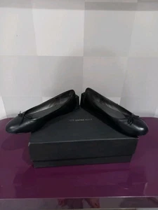 United Nude Black Ballet Flats With Block Heel Styling, Size 3, In Original Box - Picture 1 of 8