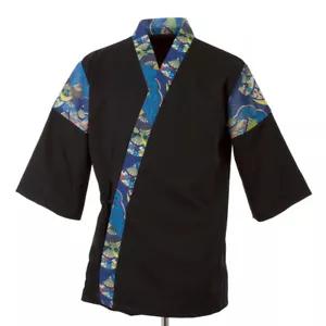 Happi Sushi Chef Coat Serving Short Kimono Sushi Chef Jacket Hotel Uniform Hot - Picture 1 of 5