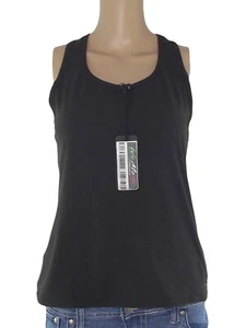 Domyos Jersey Unterhemd Damen Schwarz Polyester Top Sport Ärmellos Größe Xl - Bild 1 von 6