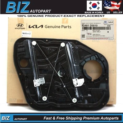 Genuine Front Window Regulator RIGHT RH for 2016-2021 Hyundai Tucson 82481-D3011 - Image 1 of 4