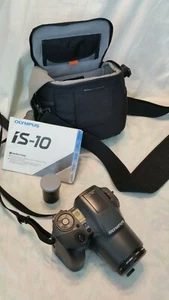 Cámara Olympus IS-10 - 28-110 mm. Zoom 4x. Lente asperical de vidrio. Funda Lowepro - Imagen 1 de 12