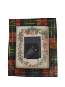 Marco de fotos soporte tamaño 6x5 pulgadas decoración cheques y marco floral regalo - Imagen 1 de 4