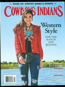 COWBOYS & INDIANS Magazine, OCTOBER 2020, ART OF GRANT REDDEN, WESTERN FASHIONS! - Picture 1 of 1