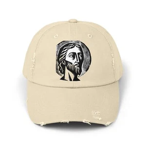 Unisex Distressed Hat Christian Bible Jesus Christ Christian God Religious Cap - Picture 1 of 5