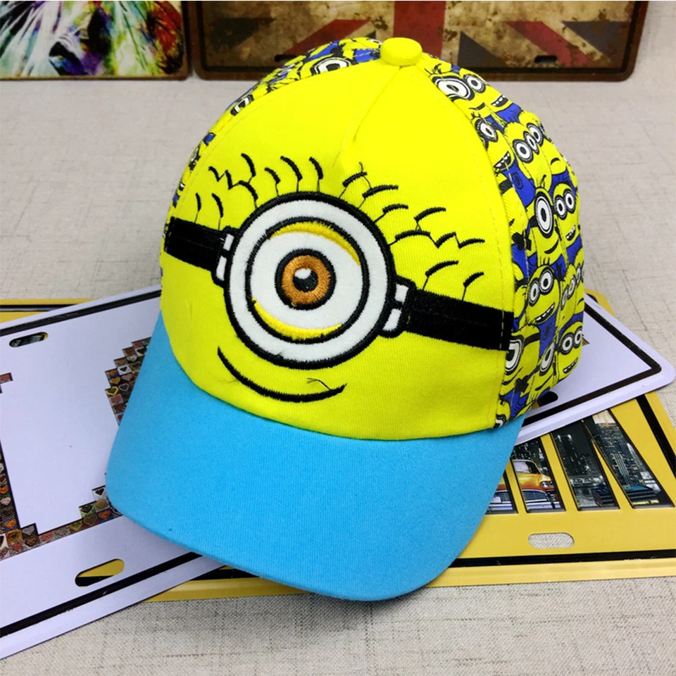DESPICABLE ME MINIONS JUNIOR CHILDREN KIDS HAT CAP STYLE BASEBALL CAP - image 1 of 1