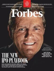 FORBES MAGAZINE FEB/MAR 2021 / THE MONEY ISSUE 2021 / THE NEW IPO PLAYBOOK.