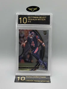 2017 Panini Select Houston Texans DESHAUN WATSON #16 rookie graded mint LRG 10 - Picture 1 of 2