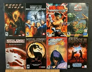 SONY PLAYSTATION 2 ASST INSTRUCTION BOOKLETS STAR WARS/MORTAL KOMBAT (AA) 11821 - Picture 1 of 6