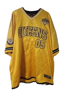 Vintage Fubu Rare YLW Queens Men 3XL Rap Hip Hop Jersey Streetwear Ltd - Picture 1 of 5