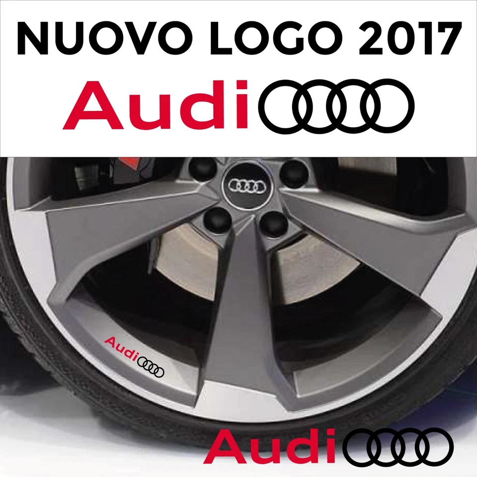 ORACAL ADESIVI AUDI CERCHI SPECCHIETTI auto 4 stickers A3 A4 A5 A6 Q3 Q5 Q7 TT Sline
