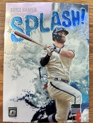 2022 Donruss Optic Splash #SP-7 - Bryce Harper Philadelphia Phillies - Image 1 of 2