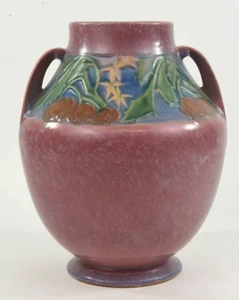 Roseville Pottery Baneda Vase, Shape 597-10" - Picture 1 of 7