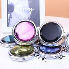 Double-Sided Magnifying Mirror Crystal Vanity Mirror Round Makeup Mirror  Women
