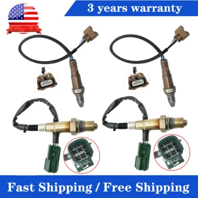 Conjunto de 4 sensores de oxigênio para cima+baixo Titan 5,6L para Nissan 2014 2015 Armada 2013-2015 - Imagem 1 de 4