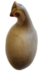 DROOESA Clay material Partridge Quail ? Folk-art Bird figurine from Chile 2.5" - Picture 1 of 5
