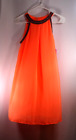 I. N. girl Size 16 Orange neon coral pebble beach Dress - NWT