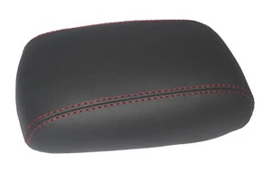Fits 08-16 Subaru Impreza WRX Synthetic Leather Center Console Cover Red Stitch - Bild 1 von 5