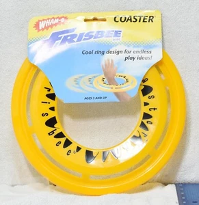 Anillo Wham-O Posavasos Frisbee ¡Fácil de Atrapar! Discos voladores divertidos AMARILLOS - Imagen 1 de 4