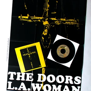THE DOORS INSIDE THE WORKSHOP 7" VINYL + LA WOMAN POSTER MINT RSD 2011 - Picture 1 of 4